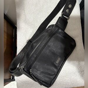 Vegan Leather Crossbody Bag